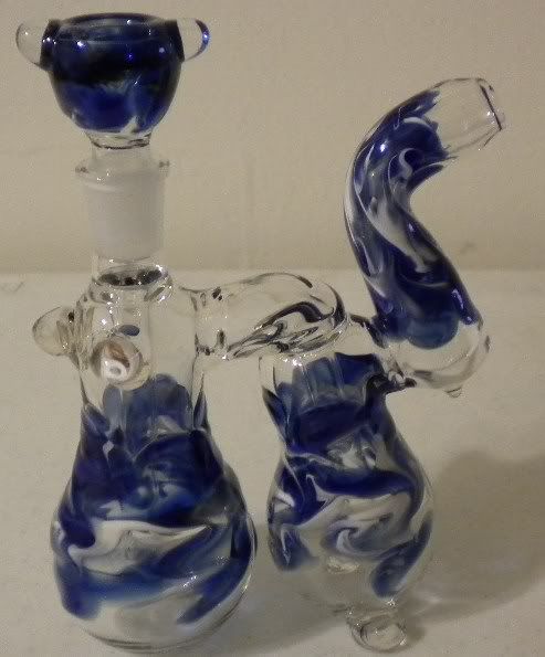 custom glass pipes. Glass on Glass. Custom Made.