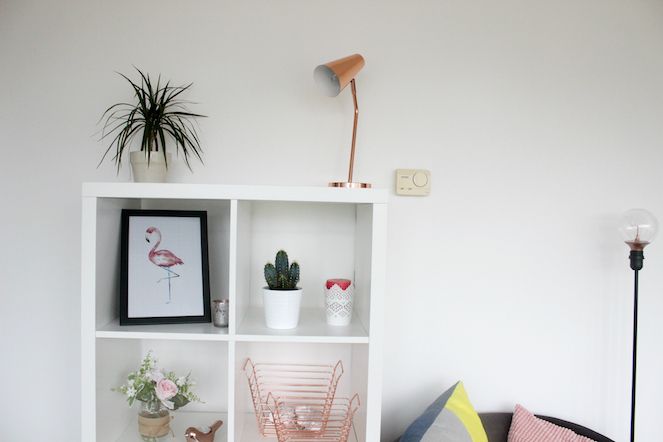 copper interior living room ikea kallax expedit