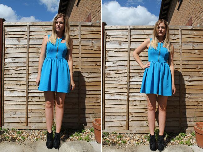 river island skater dress