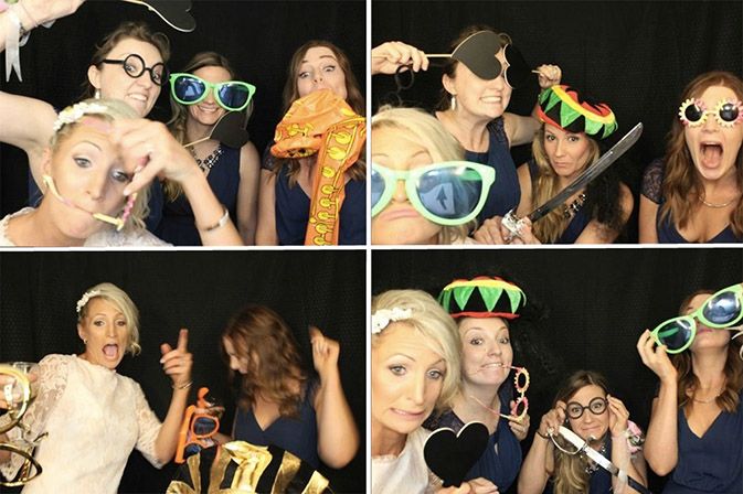 bridesmaids photo booth