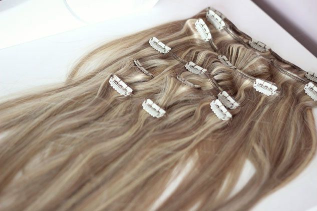 ash blonde extensions