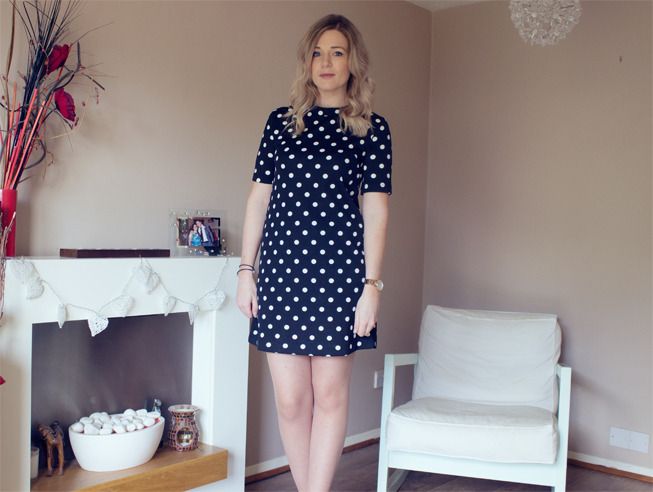 polka dot shit dress