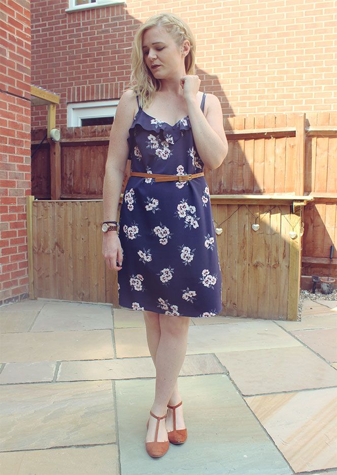 strappy summer dress waist belt