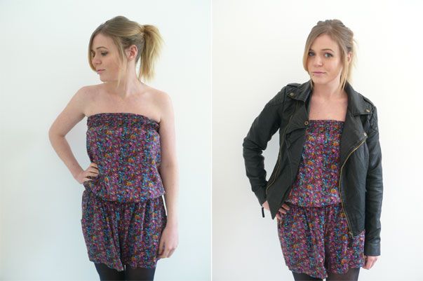 tesco playsuit floral