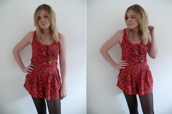 floral playsuit