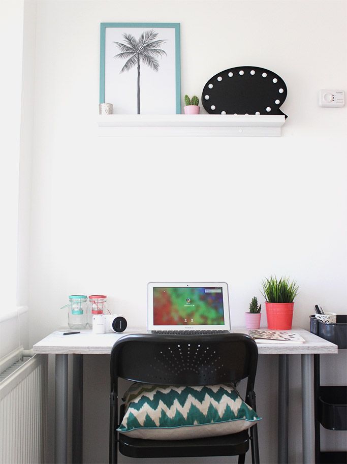 small workspace desk office