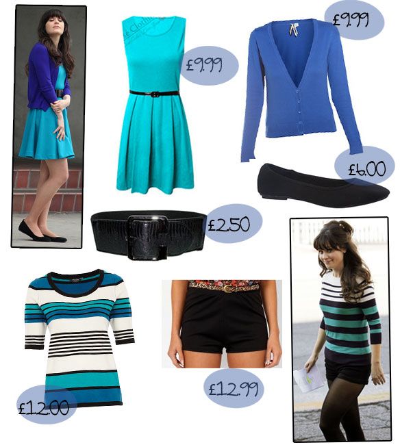 zoey deschanel style fashion clothes
