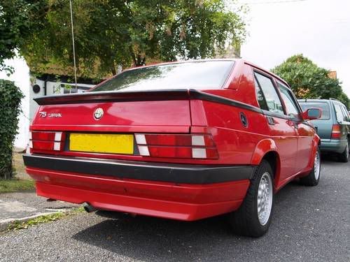 Re 1992 Alfa 75 Twin Spark LE for 895