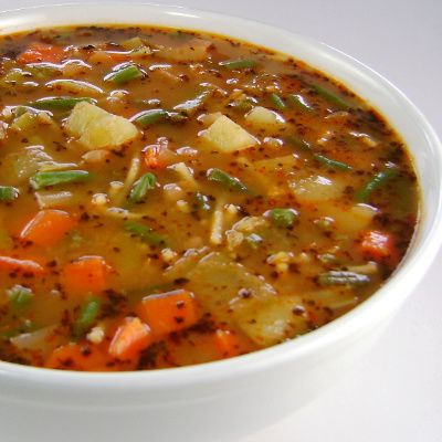 This hearty, flavor-intensive French soup -- a delicate, succoring broth and Provençal version of minestrone -- will bowl you over