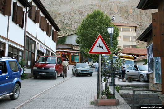 Batı Erzincan Kemaliye şehir merkezi...