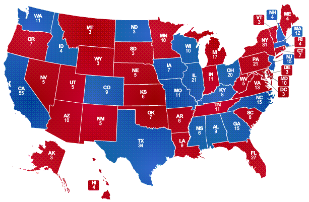 Democratic Underground - 269-269 electoral college scenario ...